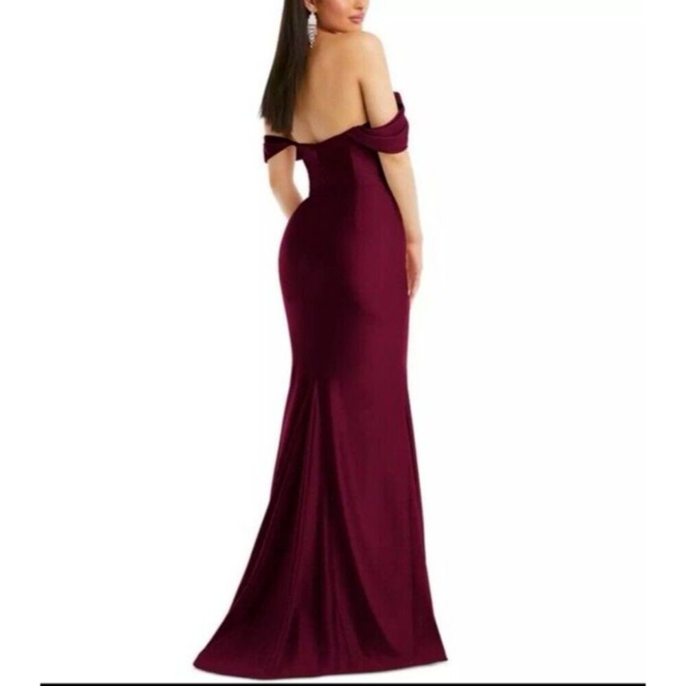 Anthropologie Cynthia & Sahar Formal Red Corset Evening Dress Gown XL CS101 NWT - Picture 2 of 8